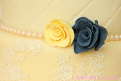 4 tier wedding cake handmade roses2.jpg