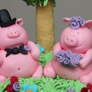 pigs wedding cake 3